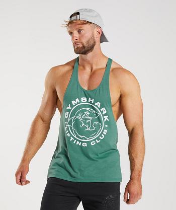 Pánské Stringers Gymshark Legacy Zelene | CZ 2561WNB